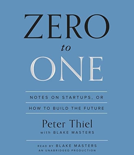 Zero to One, cover